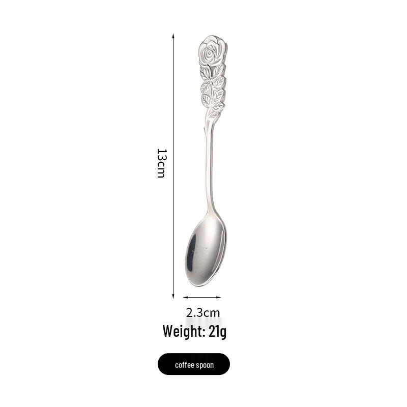Abay 304 Stainless Steel Rose Fruit Forks