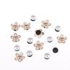 16Pcs Fashion Shoe Charms Set Accessories Hole Shoe Buckle Summer Cute Pearl Daisies 3D Shoes Decorations
