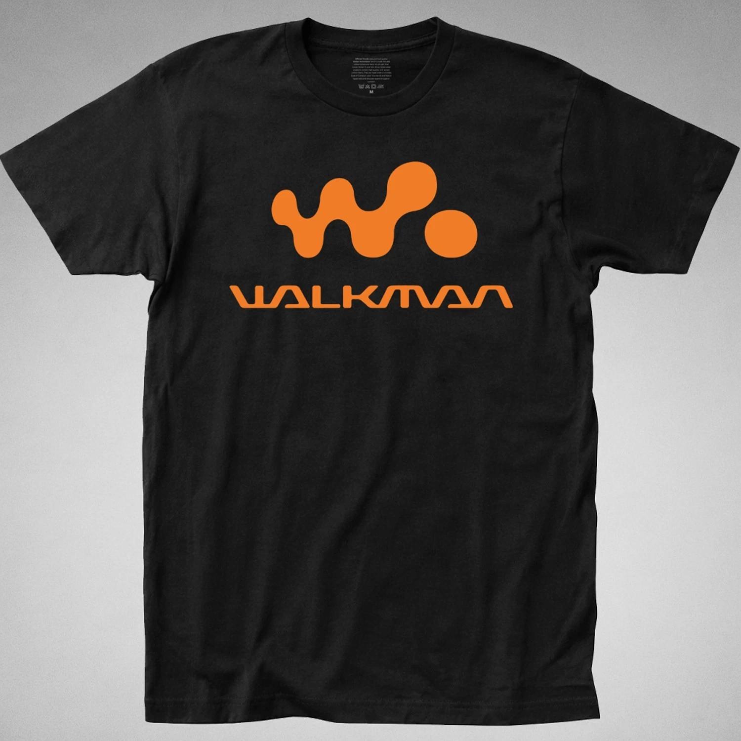 WALKMAN T-Shirt tee mp3 player tape media walk man cassette music logo y2k 90s XS
