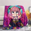 Anya Forger Print Flannel Blanket, Ultra Soft High Quality All Seasons Warm Throw, Home Decor Cozy Blanket, Perfect Christmas Gift