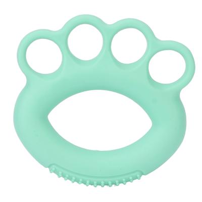 Herramienta Fortalecedor de Agarre de Mano Alivia Calambres en las Manos Previene Deslizamientos Ejercitador de Cuatro Dedos Verde 40LB
