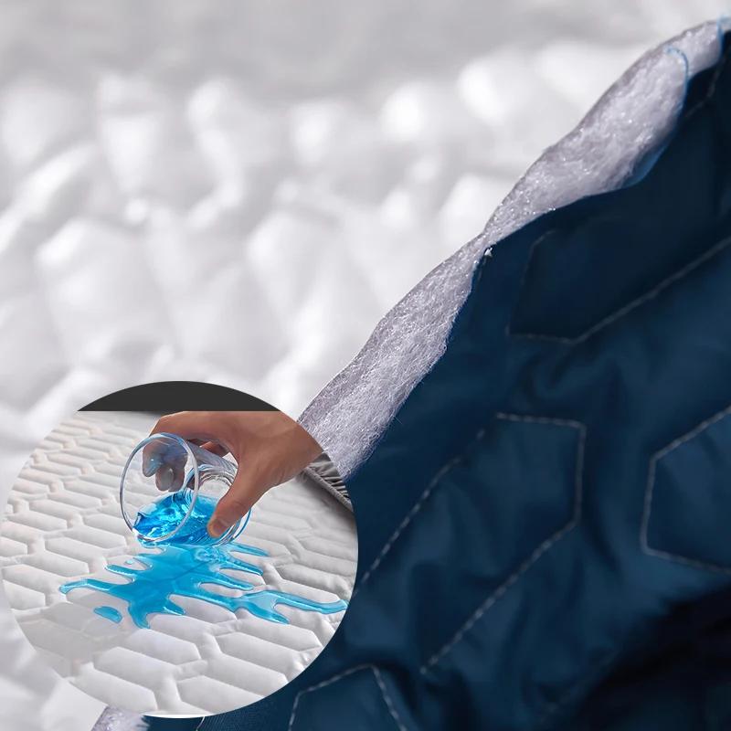 Wasserdichter, gesteppter Matratzenbezug für Kinder, Bettlaken mit Cartoon-Dinosaurier-Aufdruck, 160 x 200 cm, Einzel-/Doppel-/Queensize-/Kingsize-Bettbezug, 180 x 200