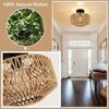 IRALAN Modern Modest Ceiling Lamps Handwoven Ceiling Chandelier Lamps for Room, Living Room, Kitchen, Home, Dining Room