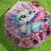 1pc Dragon Fantasy Pattern Umbrella Design Automatic Opening and Closing Umbrella, High-quality Travel Umbrella,  c1128227