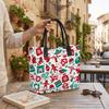 Christmas Printed Casual Large Capacity Tote Bag for Daily Outings Shopping