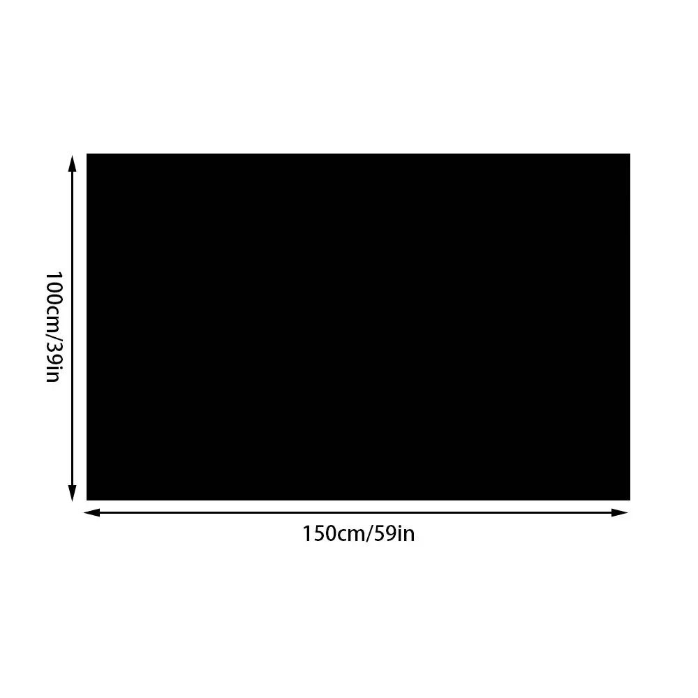 30D/50D/75D Iron-On Interlining Fabric Polyester Black Single-Sided Adhesive Lining DIY Lightweight Fusible