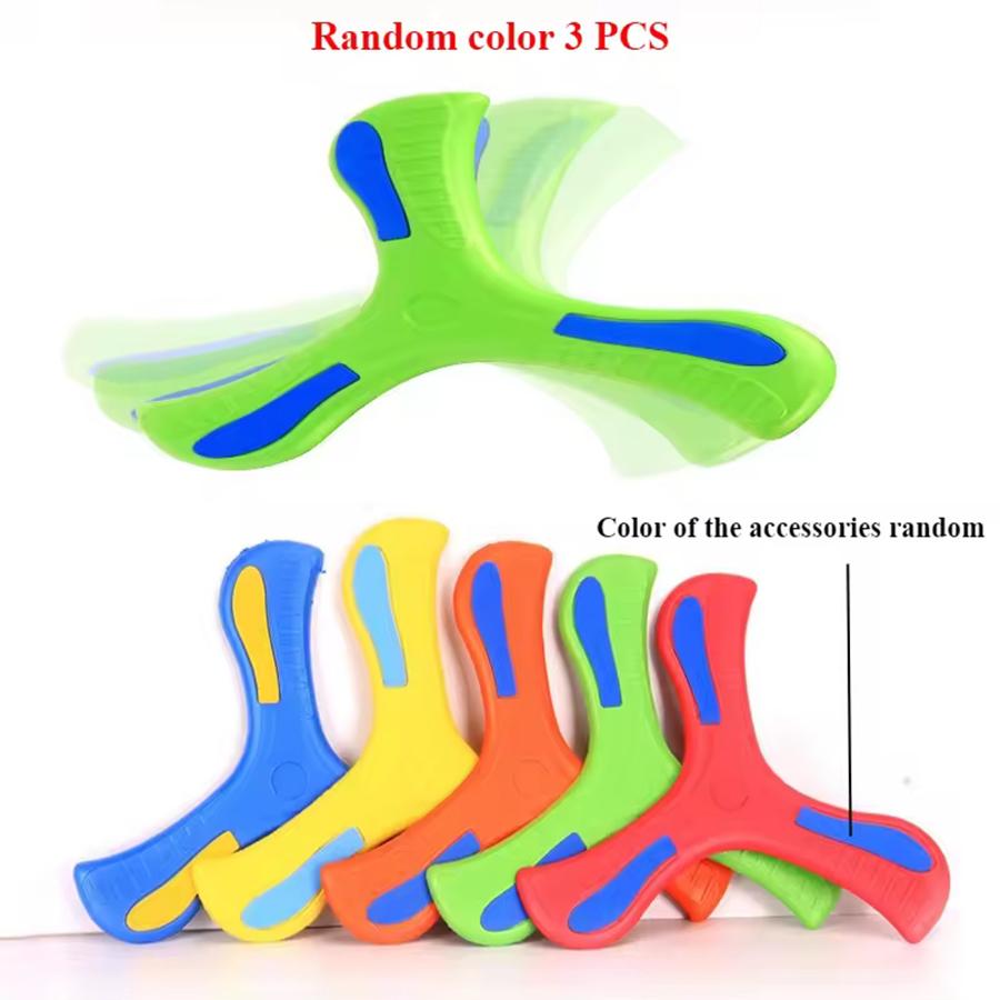 High-Quality 1Pc High-Quality Children High-Quality Boomerang Three-Leaf High-Quality Cross High-Quality Outdoor High-Quality Toy High-Quality