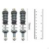 4Pcs Metal Shock Absorber 74mm DIY Spare Parts, Upgrade for MN86 Remote Control Vehicle, MN128 Truck