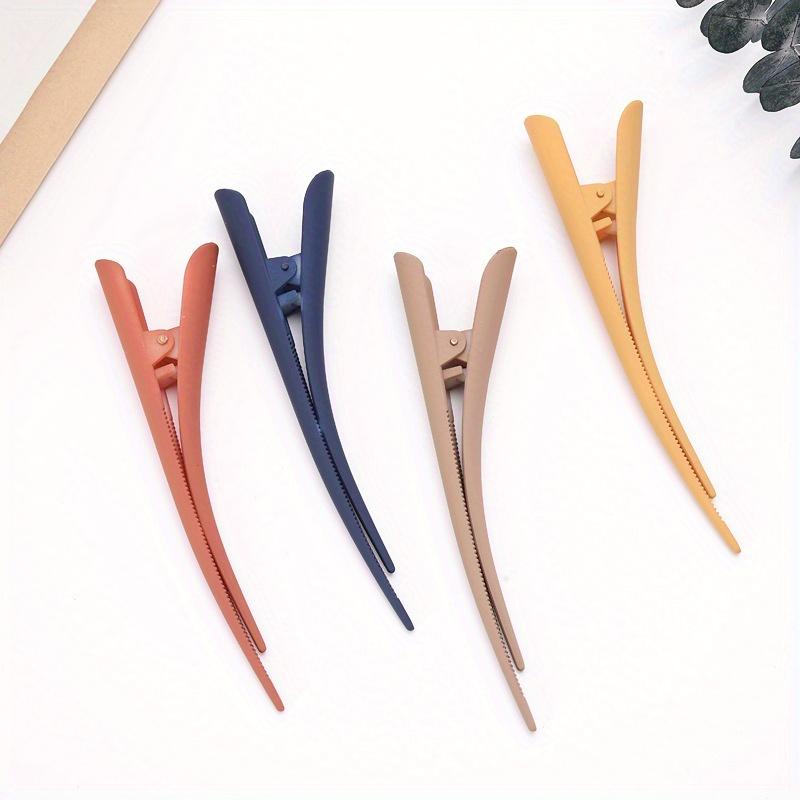 New Fashion Morandi Colored Frosted Hair Clip, Simple Multifunctional Horn Clip, Versatile Hair Clip for Women In Daily Life.