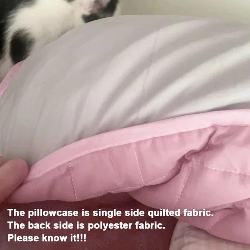 Solid Color Quilted Designer Long Pillowcase Bedding Body Pillow Covers Pillow Case For Healthy Standard 48*120cm/48*150cm/48*180cm