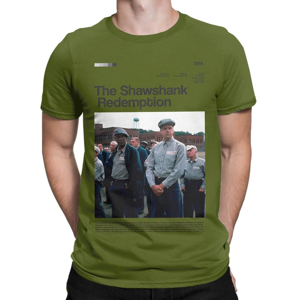 The Shawshank Redemption movie poster Graphic 100 Cotton TShirt The Shawshank Redemption Tops Tees For Unisex