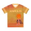 Karol G Viajando Por El Mundo World Tour 2026 Jersey Football Tee Unisex Streetwear V-neck Loose Short Sleeve T-shirt Men Shirts