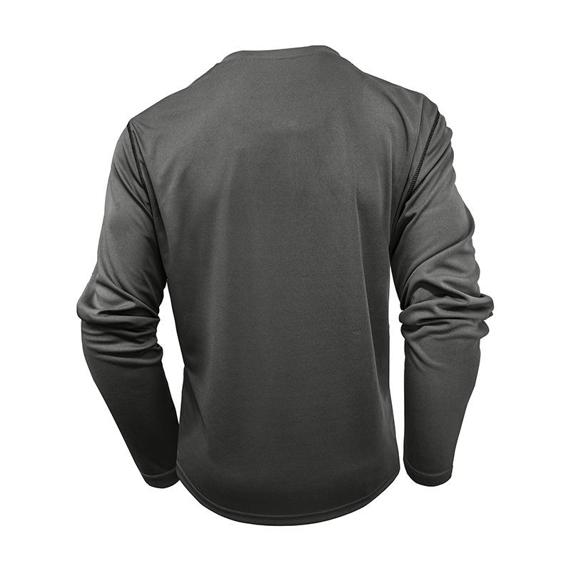 Fashionable Men's Long-Sleeved T-Shirt Breathable and Cool Men's Top