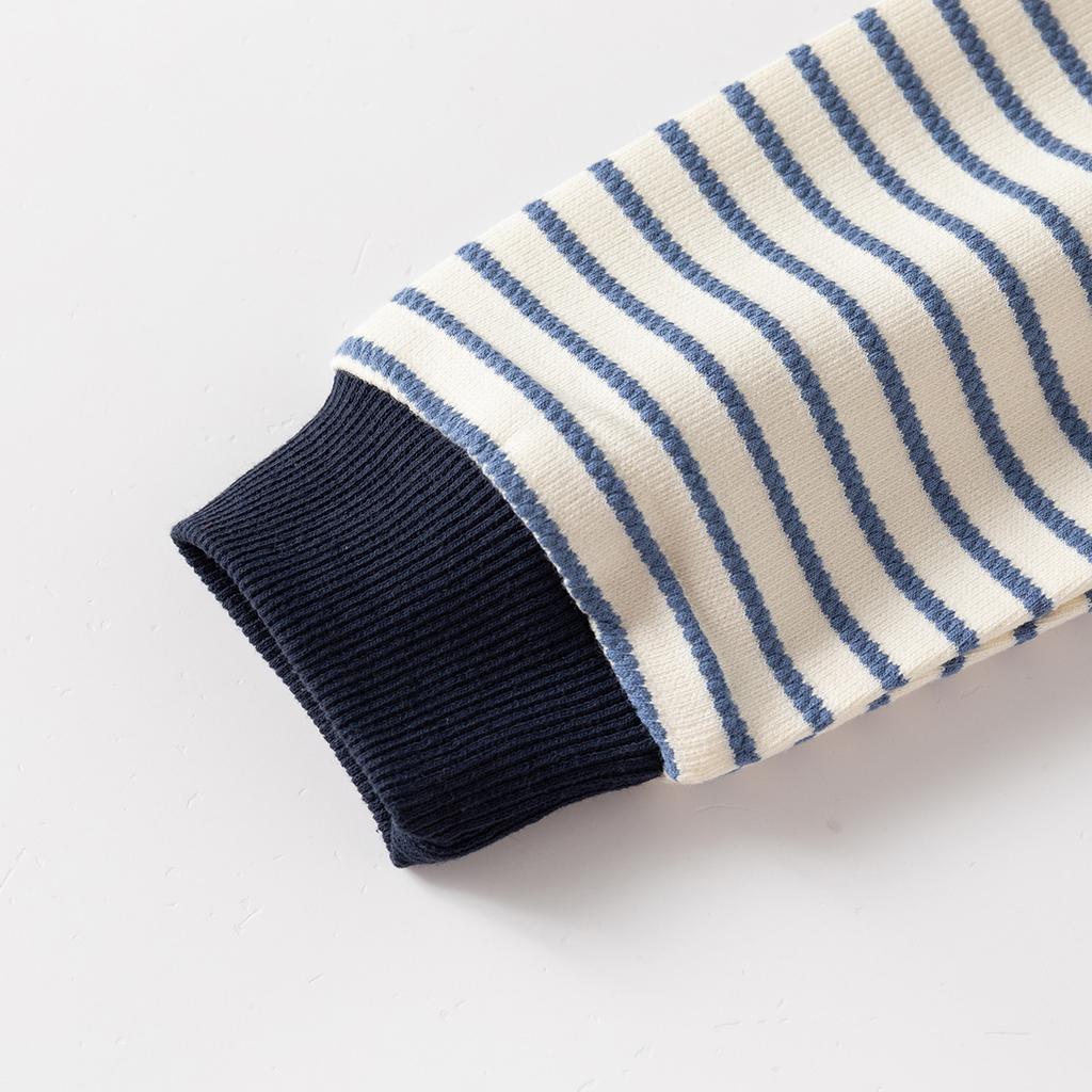 Boys Color Block Sweatshirt Stand Collar Pullover Long Sleeve Autumn Fashion Top for Toddler and Kids