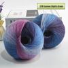 Rainbow Gradient Dyed Yarn 200g - Perfect for DIY Knitting Shawls, Scarves, Sweaters & Coats
