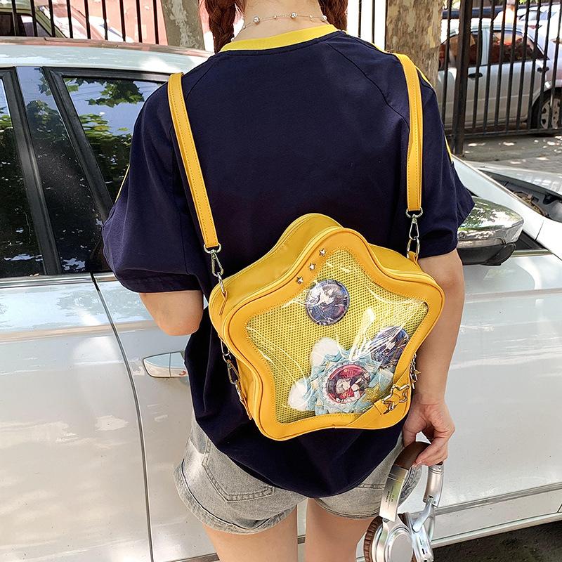 

Рюкзак женский большой вместимости повседневный 2024 новый нишевый дизайн студенческий корейский выпуск сумка премиум дорожный рюкзак жёлтый