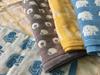 Bath Made in Pure Baby 70 x Elephant Infant BL Jōgan Towel, Japan, Cotton, 6-Layer Gauze, Towel, 120cm, Blue, Design, ELFB-300