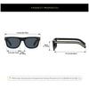 New Fashion Retro Large Square Frame UV 400 Sunglasses Personalized Light Weight Eyewear Outdoor Traveling Sunscreen Eyeglasses