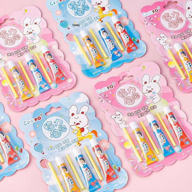 Colorful Cartoon Bubble Gum Gift for Kids – Creative Blowing Bubbles Gift for Primary School Students.