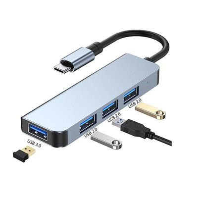 USB 3.0 Type-C To 2-in-1 Hub: One-to-Four Laptop Splitter