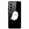 Glas-Rückseite für Xiaomi Redmi 15 4G Cartoon Niedlich Weicher Stoßfänger Harte Gehärtete Glas Hülle für Xiaomi Redmi 15 5G Hülle 6,9" Schale