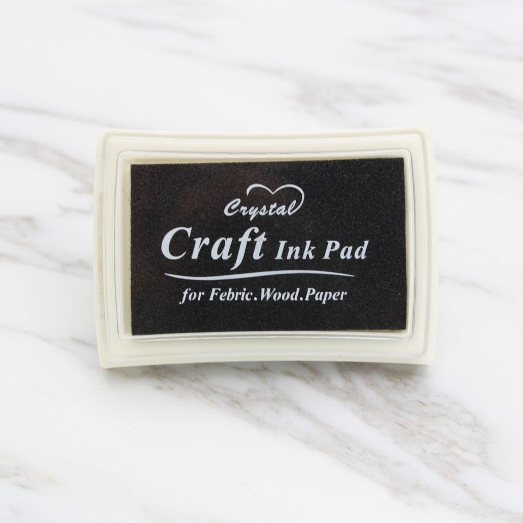 Colored Ink Pad for DIY Rubber Stamps, Children's Finger Painting, Calligraphy, and Journals
