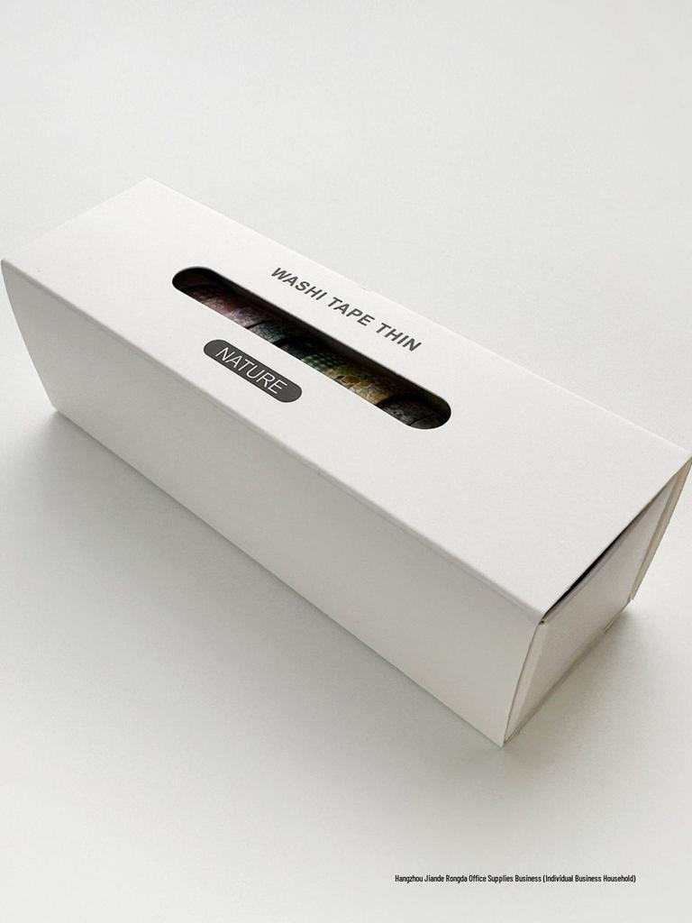 20-Roll Retro Washi Tape Set for Journals and DIY Crafts, Divider Line, Colorful Stickers