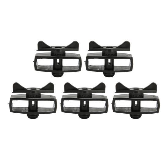 50Pcs Electric Fence  Tightener Portable Garden Electronic Fence Alloy  Tensioner Black 