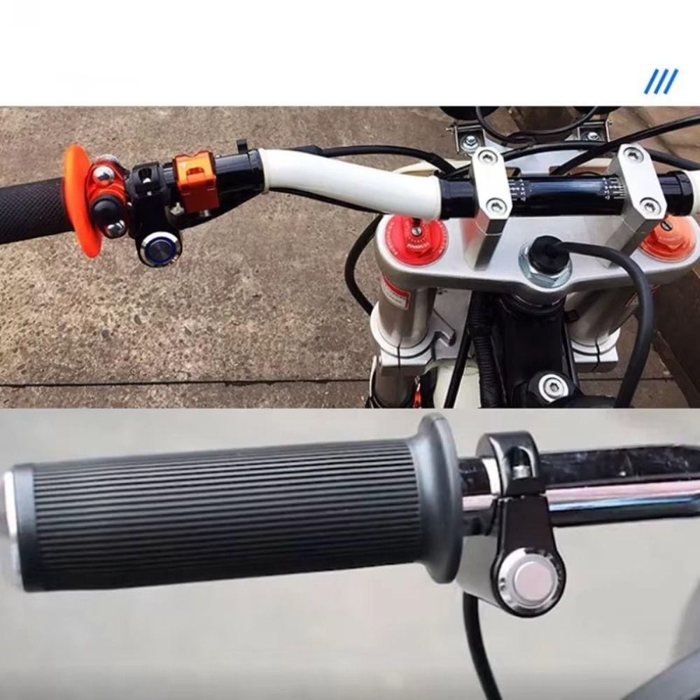 DC 12V Headlight Switch with Indicator Self-locking ON/OFF Light Push Button  Universal Application