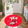 Cristiano Ronaldo Round Carpet Perfect for Balcony Bedrooms Outdoor Game Room Anti-slip Round Rug Decorate Offices Birthday Christmas Gift