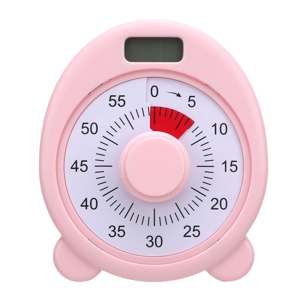 Visueller Timer 60 Minuten Mechanische Zeitmessung 99min 59sek Elektronische Zeitmessung Visueller Countdown-Timer für