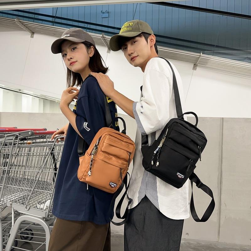 School Bag Mini Backpack Versatile Fashion Outdoor Sports Cycling Backpack Picnic Lightweight Mountaineering Bag Casual Simple Shoulder