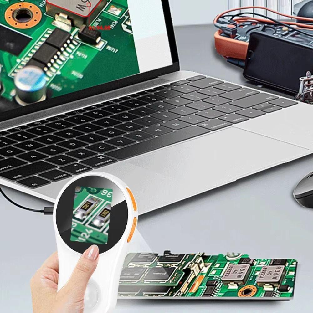 2 Inch IPS Screen Children's Digital Microscope 500X Zoom Coin Magnifier Electronics Repair
