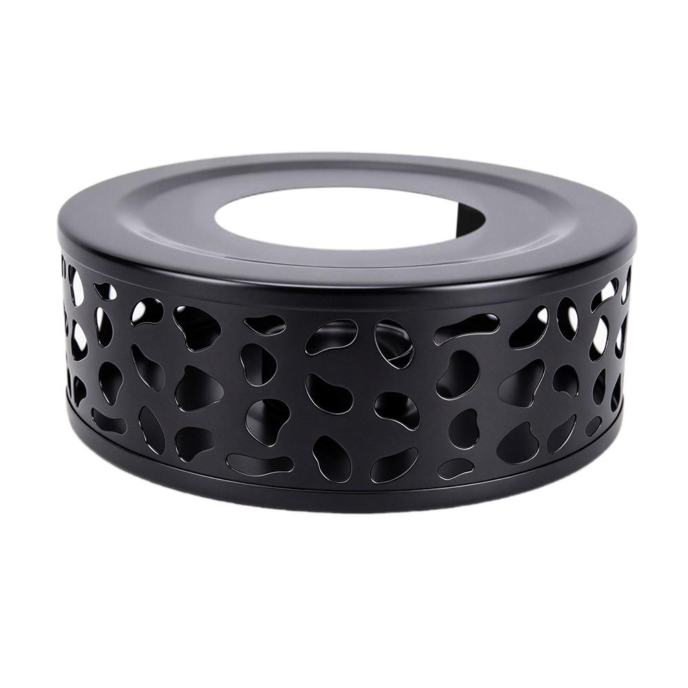 3 PCS Set 5.91 Inch Base Teapot Warmer Brushed Finish Heating Base Durable Tea Warmer Base For Tea