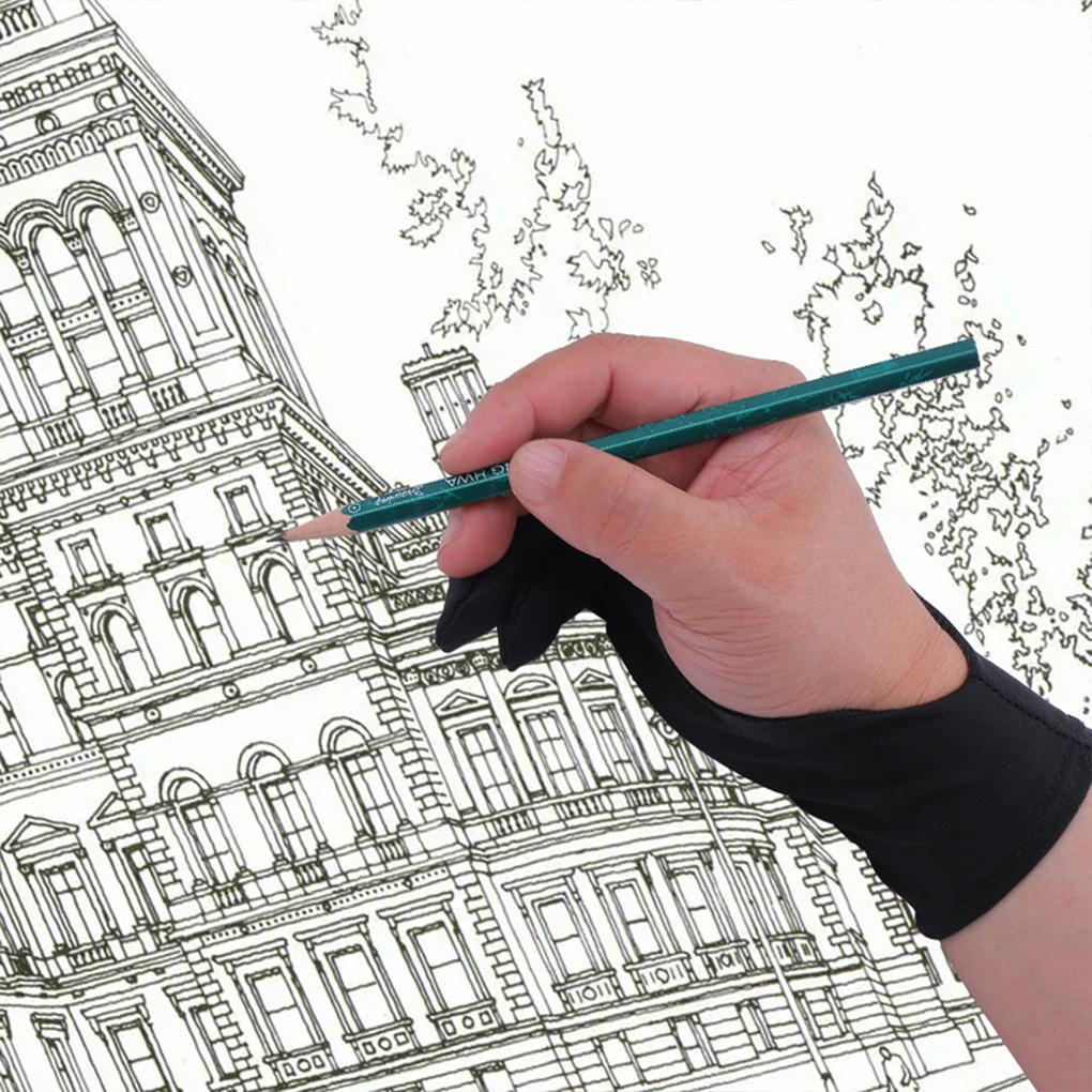 Foul Drawing Glove Breathable For Graphics Tablet Drawing Pencil Graphics Tablet Glove For Drawing