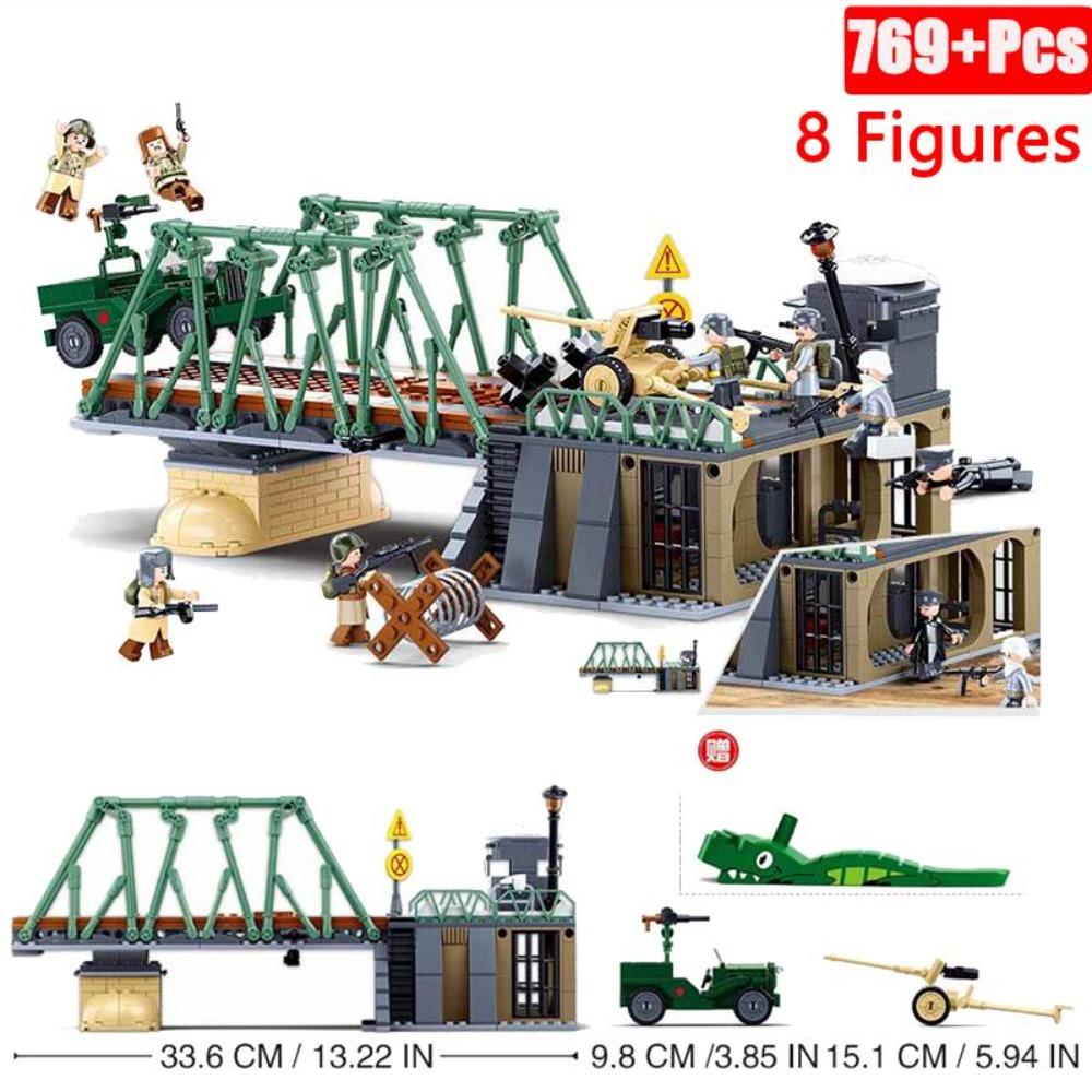 Militär ww2 Kanone Sturmpanzer Kampfpanzer Auto LKW Armee Waffe Bausteinsets Modell König Kinderspielzeug Geschenk