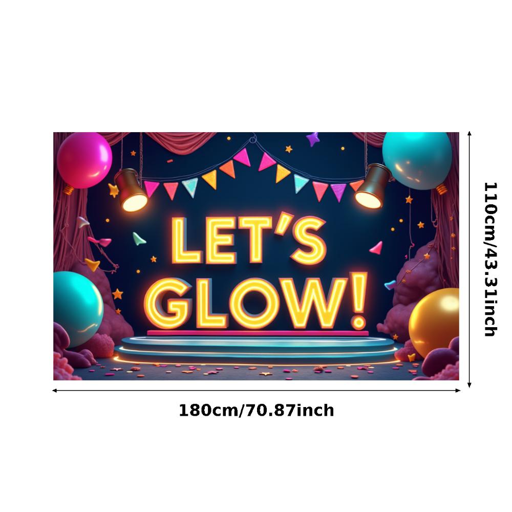 Photo Prop LED Neon Banner Party Decoration Glow Effect Neon Sign For Festival Decoration Party Celebration Night Event