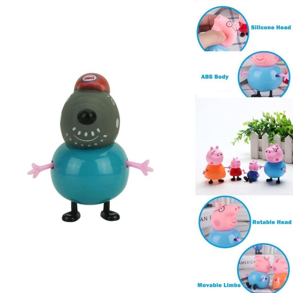 Colorful Eco-friendly Peppa Pig Family Friends Action Figures For Kids 25pcs Set