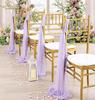 White Chiffon Table Runners Sheer Table Runner Wedding Arch Chair Sashes for Baby Shower Birthday Party Table Top Decoration