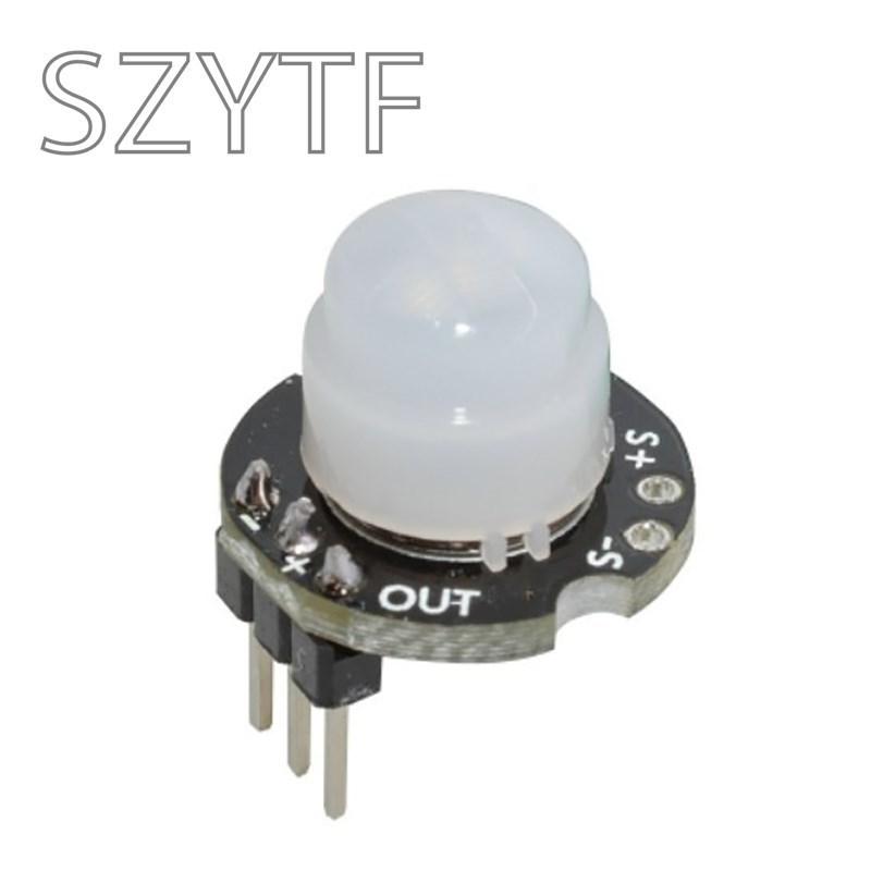 HC-SR501 HC-SR505 AM312 Adjust IR Pyroelectric Infrared Mini PIR Module Motion Sensor Detector Module Bracket for Arduino