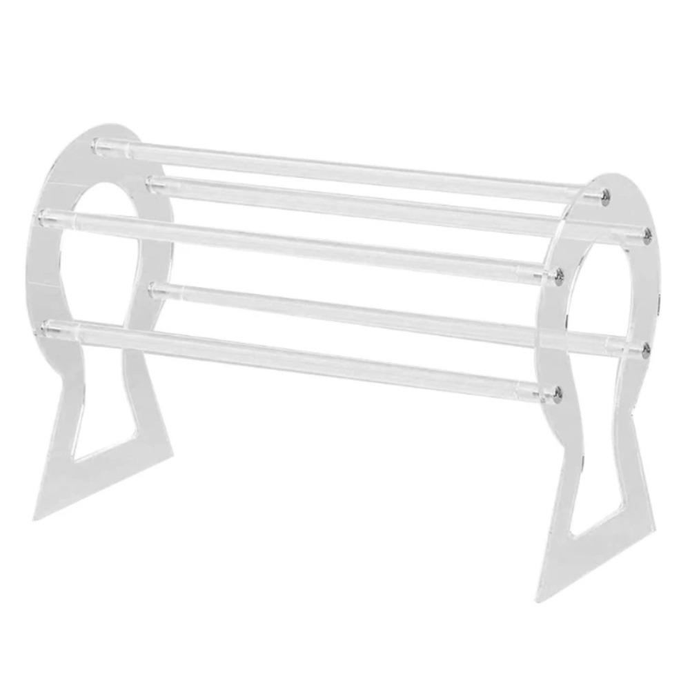 Clear Acrylic Headband Holder Detachable Smooth Jewelry Display Stand Easy To Install Large Capacity Hairband Organizer