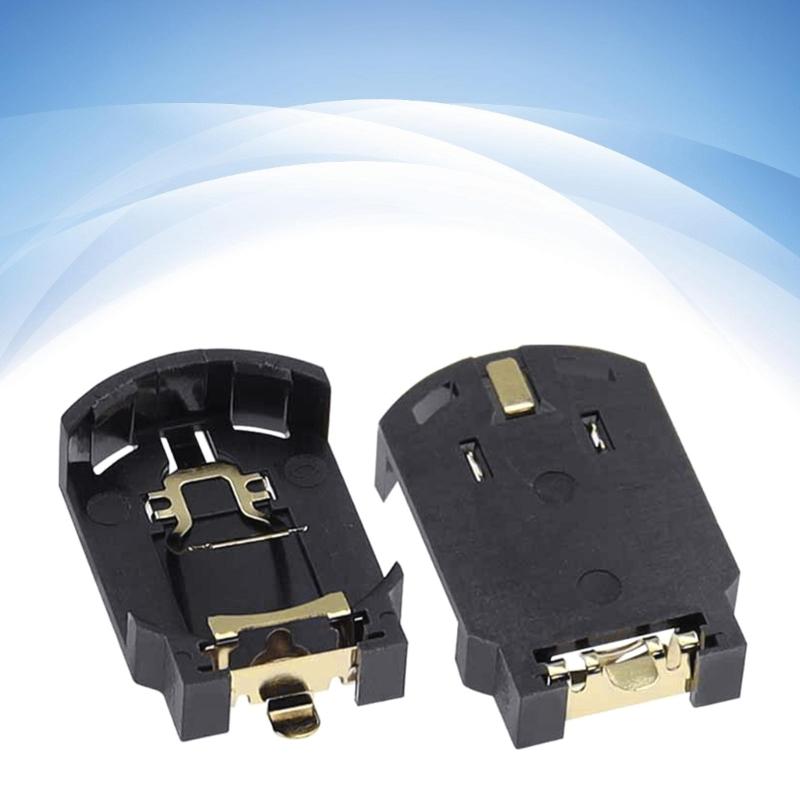 Compactly ABS Metal 3V CR2025 Battery Holder Easy Installation Durability Design For Small Electronics Travel Use