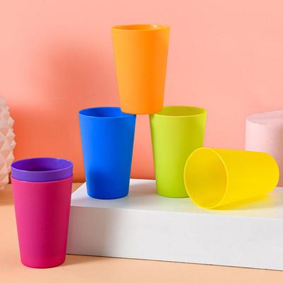 6*6*8.7cm Colourful Cups For Microwave Kitchen Lightweight