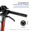 Black Ulip silicone handlebar extender kit without light for xiaomi and Ninebot ES series scooters