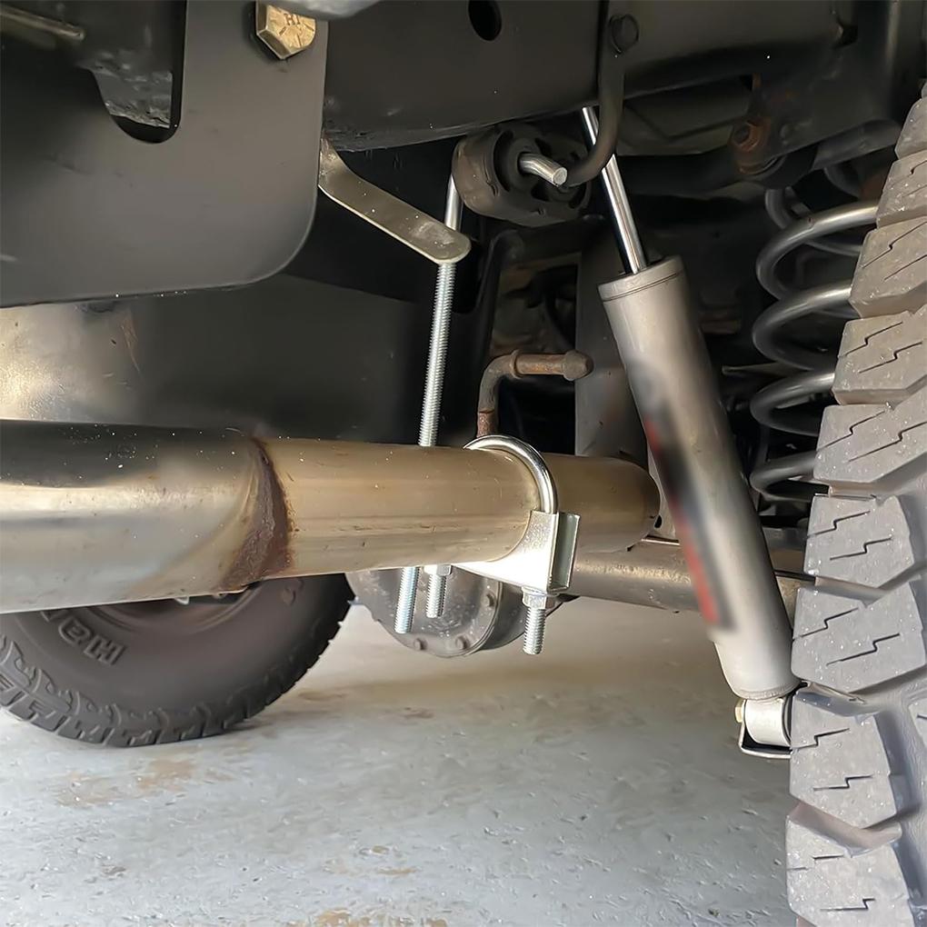 2.5Inch/3Inch Exhaust Clamp With Hanger Exhaust Clamp Clamp With Hanger Rear Muffler Hanger Durable
