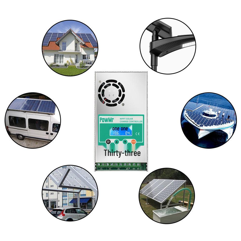 60A MPPT Solar Charge Controller 12V-48V Adaptive Voltage for RVs