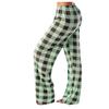 Pantaloni sportivi da donna autunno inverno stampati scozzesi pantaloni lunghi a figura intera