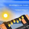 2024 Powerful LED Flashlight Solar+USB Rechargeable Lantren Ourdoor Portable Searchlight Torch Glare Waterproof Power Bank Light