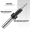 Woodworking Countersink Drill Cone Hole Opener Hole Drill Alloy Head Screw Ladder Drill Wood Self-Tapping Screw Installation Ladder