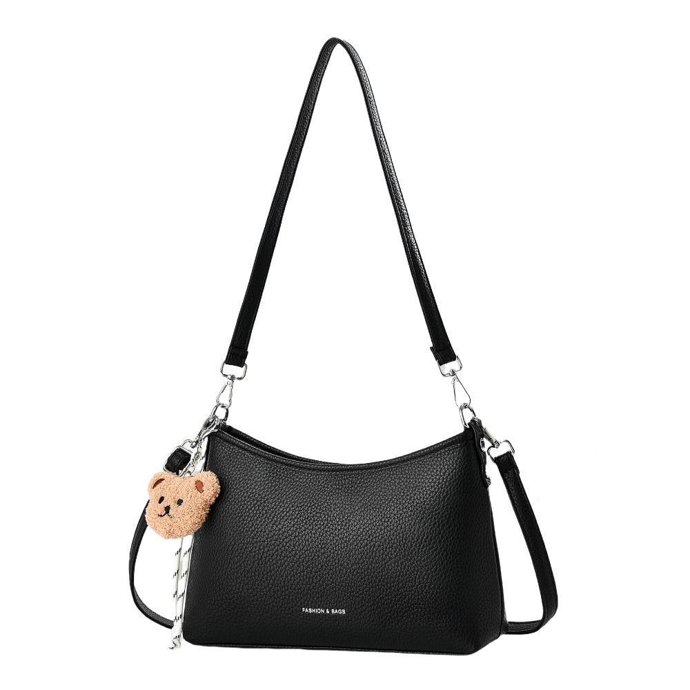 Doll Pendant Shoulder Bag/new Casual Commuter Women's Bag Fashion Messenger Bag